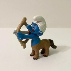 Astrology Smurfs Zodiac Sagittarius Smurf Centaur Smurf Toy